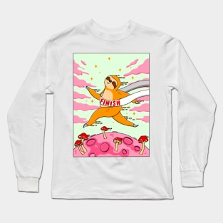 Sloth Lucid Dream Long Sleeve T-Shirt